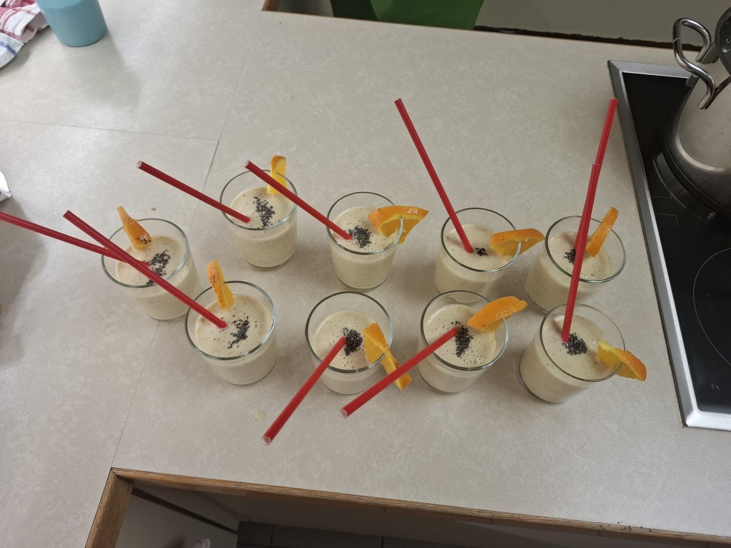 Vital-Smoothie mit Orange & Banane
