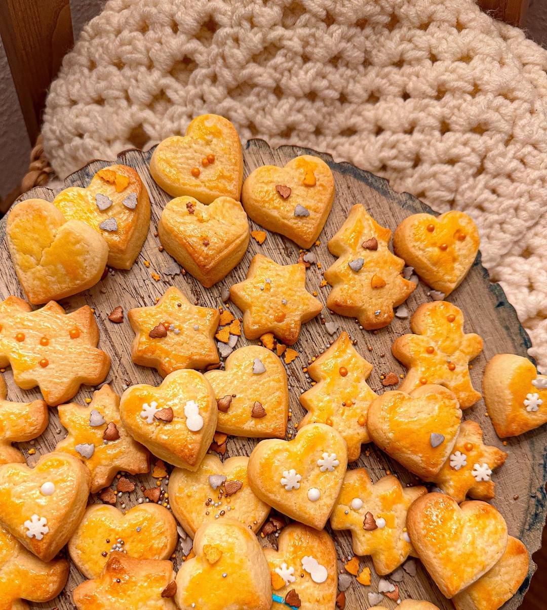 Weihnachtskekse backen